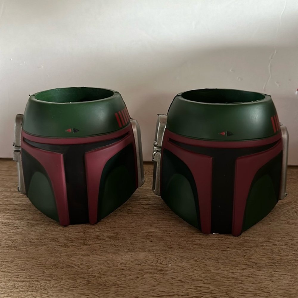 2 NEW STAR WARS Boba FETT Foam Helmet Can Coolers